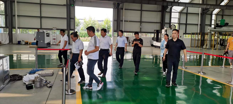 邢台市信都区区长戴建亮到盛世天成信息技术有限公司调研指导工作